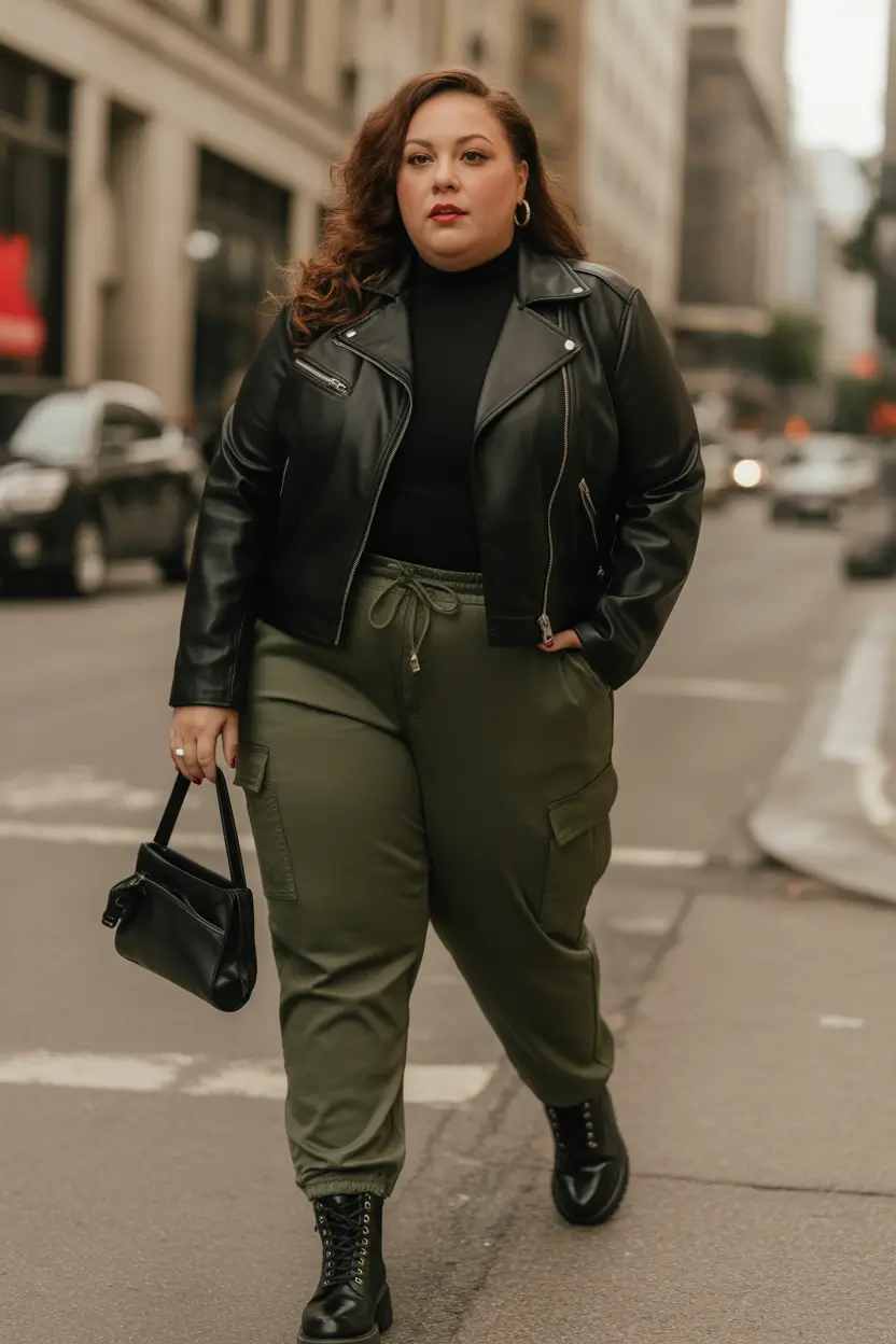 2025 casual fall fashion outfits for women 50+ Urban Edge with Street-Ready Confidence