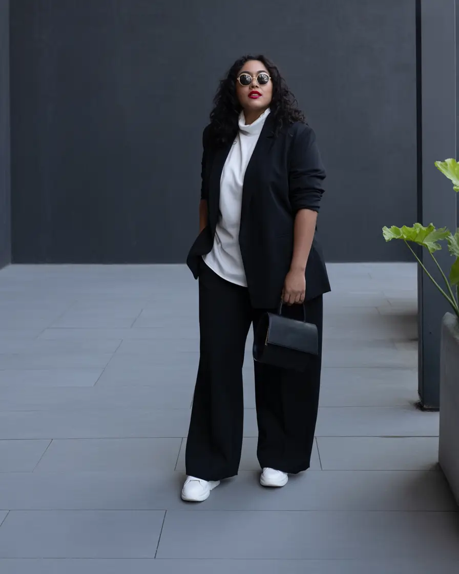 2025 Fall Fashion for Plus Size Women Black and White with a Streetwear Soul