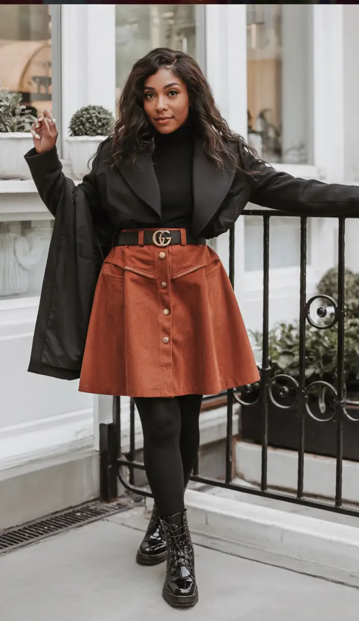 2025 Fall Fashion for Plus Size Women Retro Meets Luxe with a Modern Twist