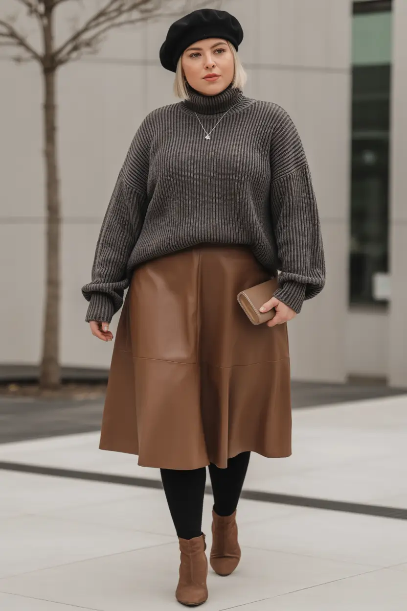 2025 Fall Fashion for Plus Size Women Chic French-Girl Twist with Neutrals