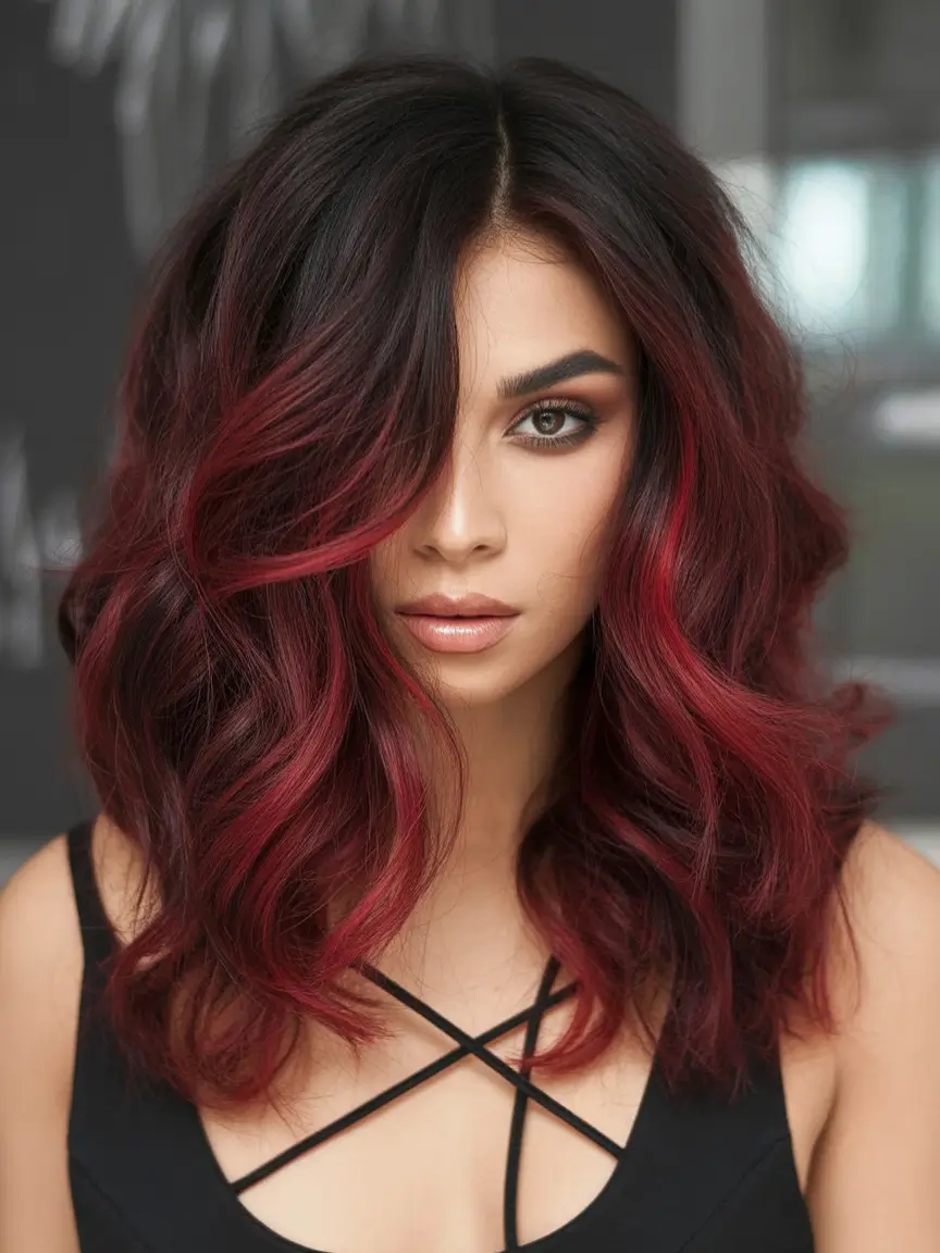 August hair color+Crimson Melt with Shadow Dimension