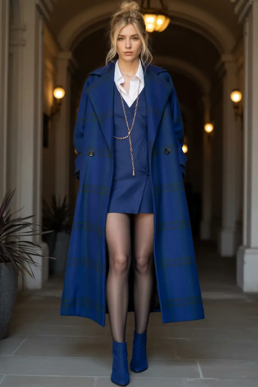 Japan Royal Blue Layered Chic