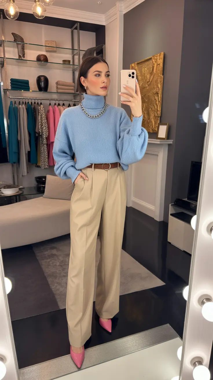 Aesthetic Powder Blue & Soft Neutrals