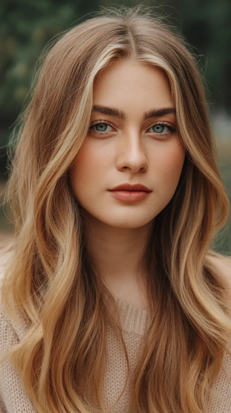 Fall hair color for blondes Vintage Flame Blowout