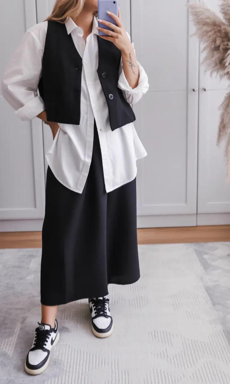 Capsule Wardrobe for Fall 2025+Playful Proportions In Monochrome