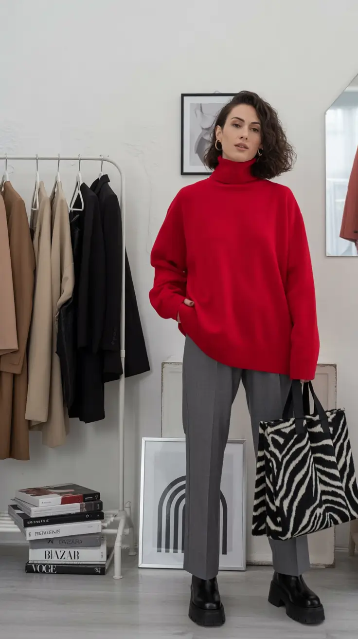 Capsule Wardrobe for Fall 2025+Color That Commands The Room