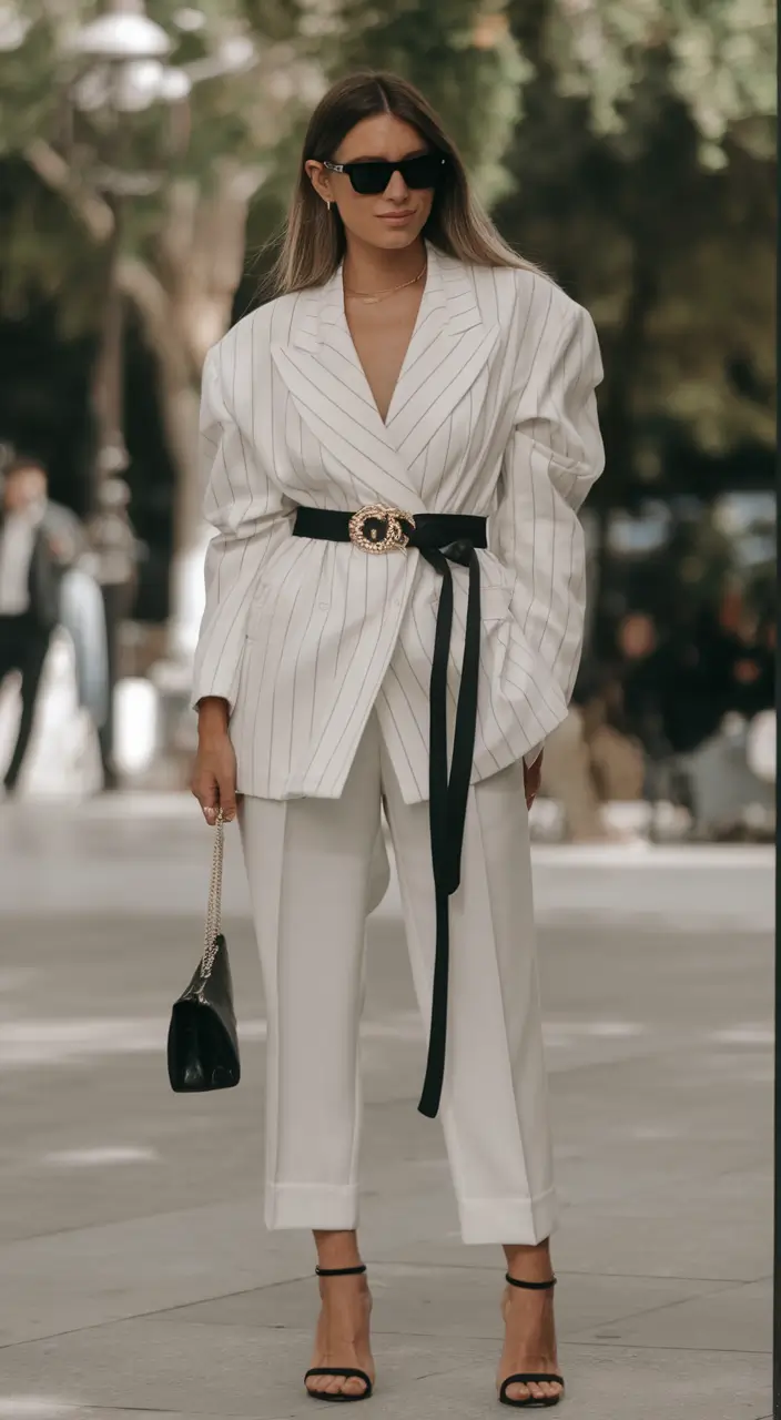 Cute Birthday outfits for Fall 2025 Celebrations+Pinstripes with a Designer Touch