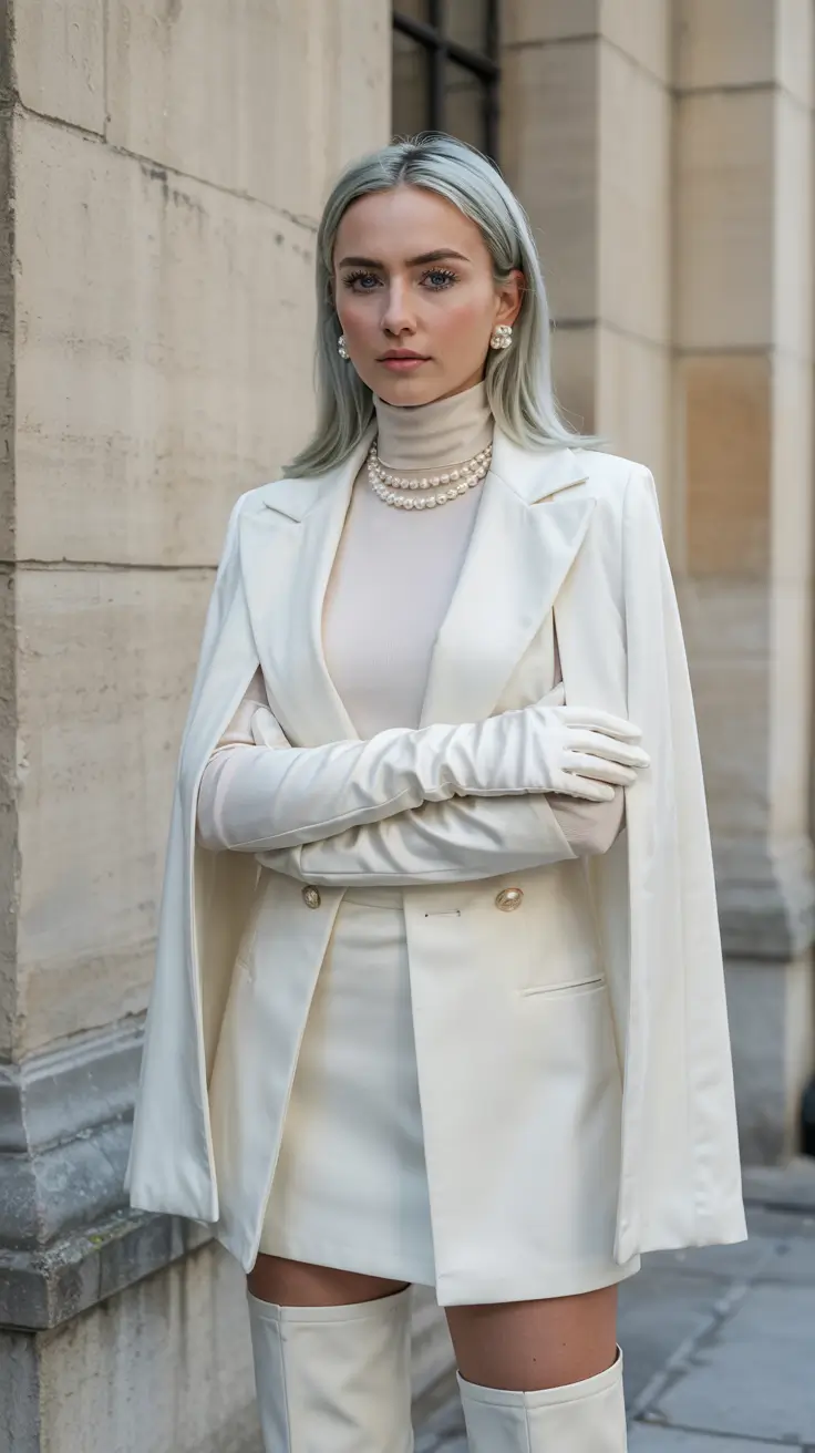 Cute Birthday outfits for Fall 2025 Celebrations+Modern Ice Queen in Winter Whites