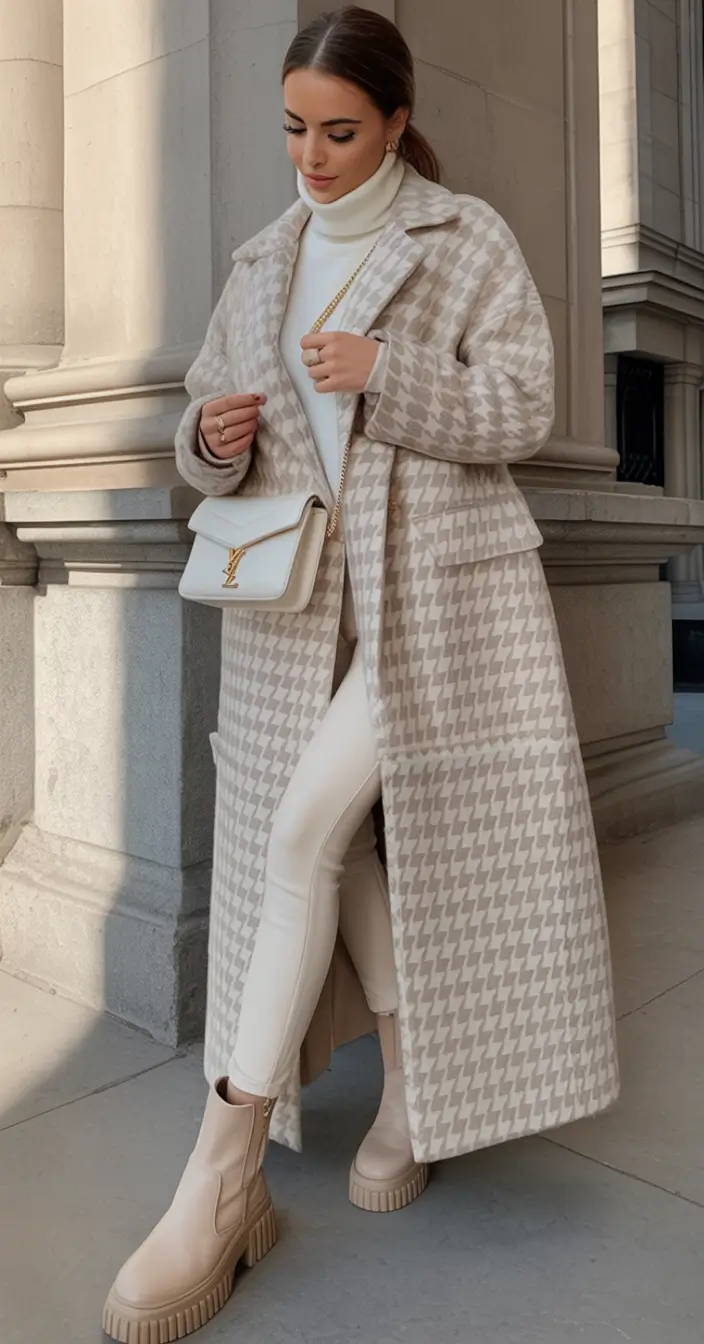 cute fall outfits for women 2025 Power Neutrals with Texture Play