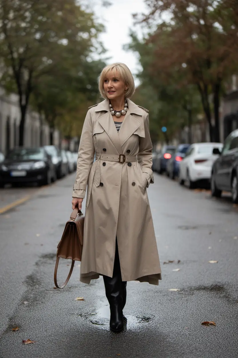 cute fall outfits for women over 60+Polished Neutrals for City Days