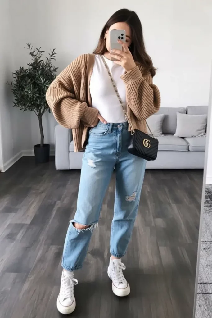 25 Fall Outfits Ideas 2025 for Late Summer Casual & Chic Aesthetic