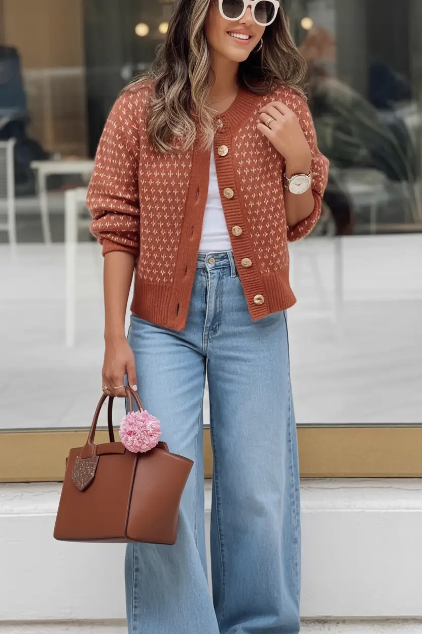 early fall outfits ideas 2025 Warm Neutrals & Vintage Vibes