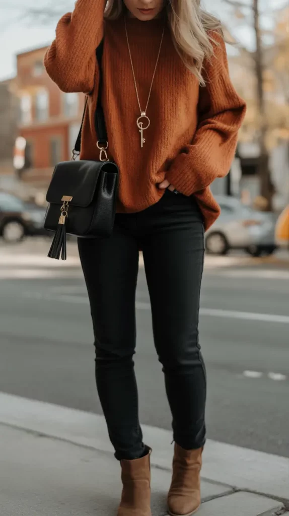 25 Fall Outfits Ideas 2025 for Late Summer Casual & Chic Aesthetic