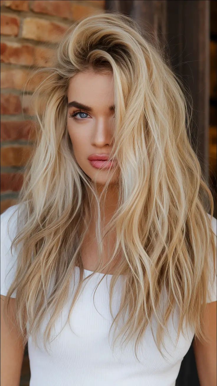 end of summer hair color 2025 Sunlit Sandstone Blonde