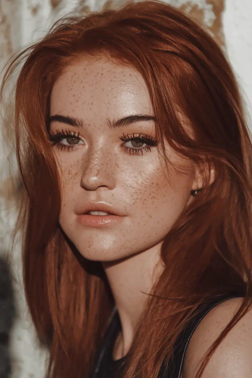 end of summer hair color 2025 Burnished Cinnamon Flow