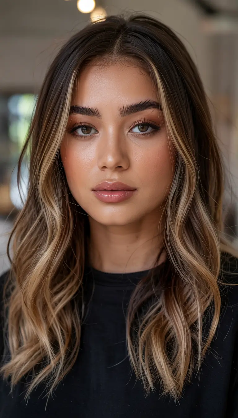 end of summer hair color 2025 Espresso Soft Balayage