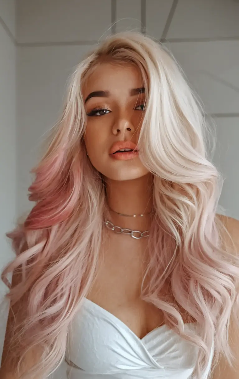 end of summer hair color 2025 Cotton Candy Melt