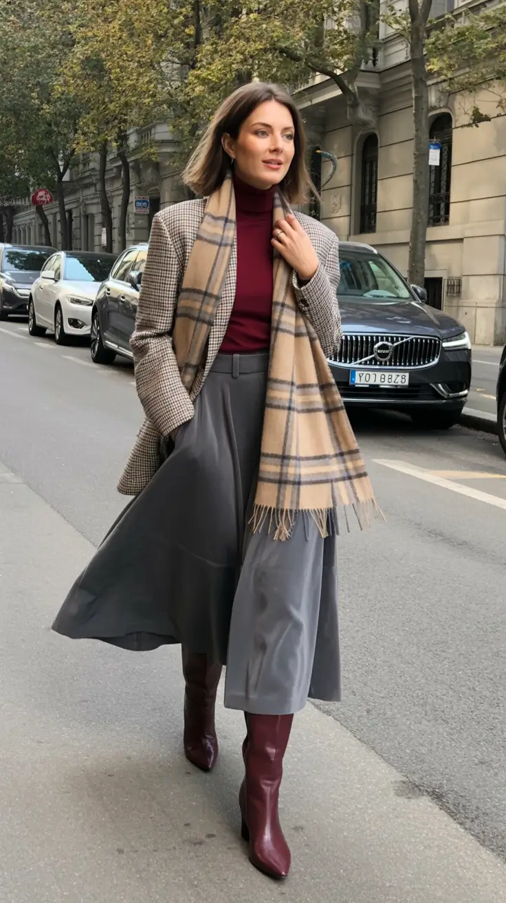 fall 2025 business casual fashion inspiration Autumn Heritage: Rich Tones and Timeless Textures