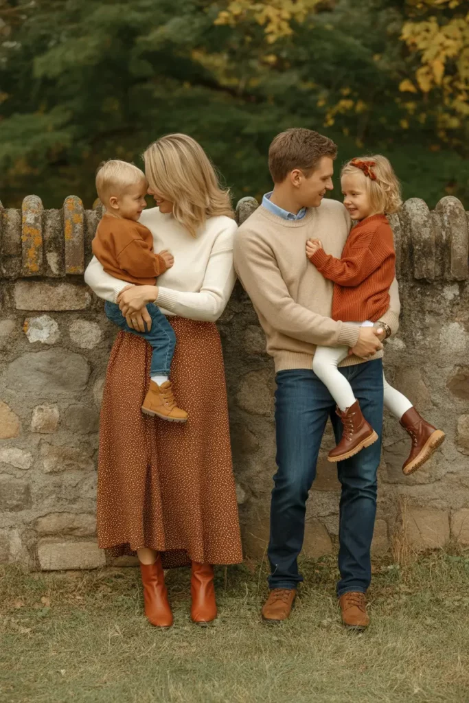 25 Fall 2025 Family Photo Outfits Inspo with Stylish Ideas for Every Season Mood