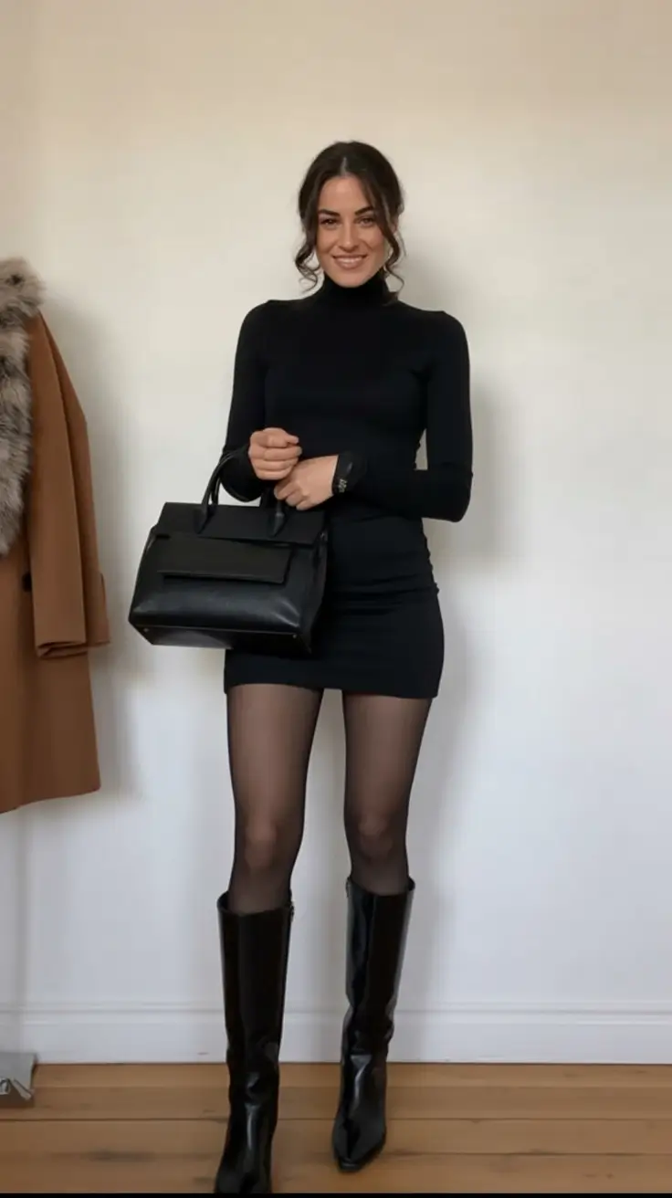 Fall 2025 outfits inspiration for women over 30 The Bold Black Uniform