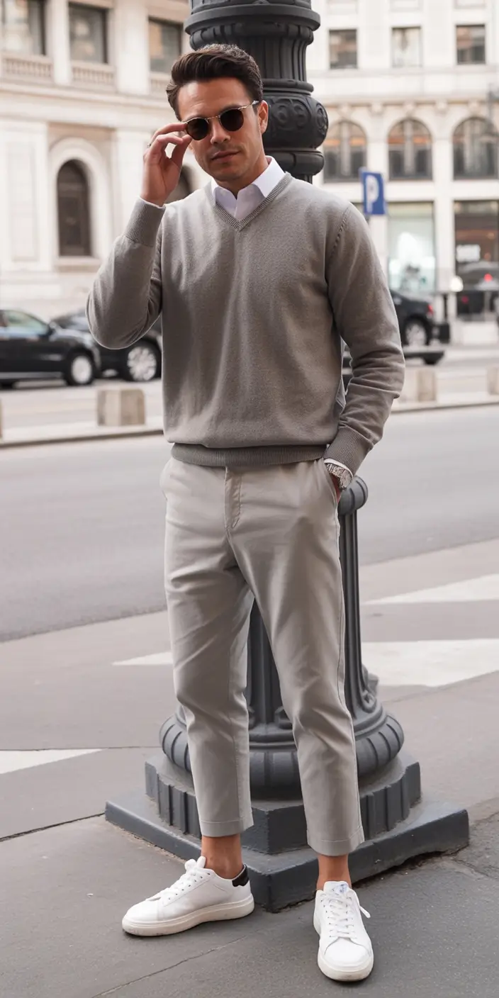 fall business casual styles for men 2025+Smart Casual in Soft Neutrals