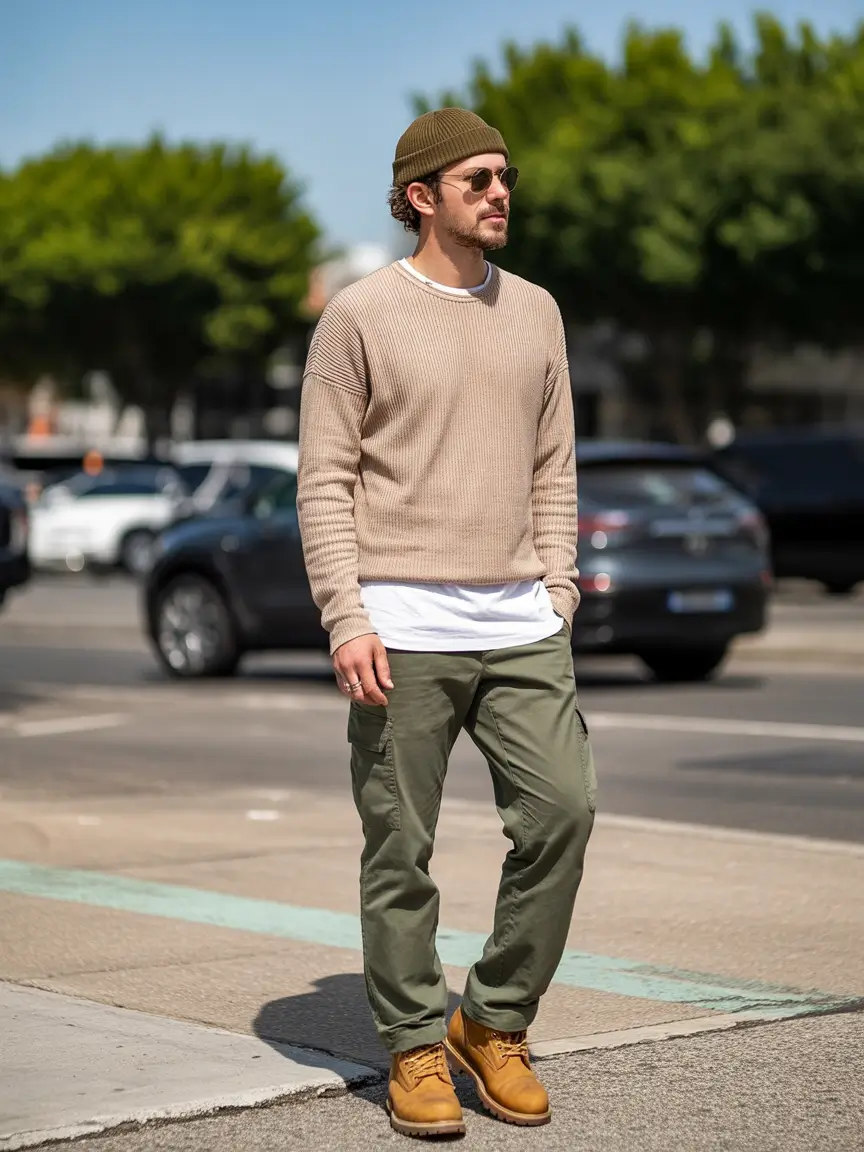 fall fashion guide - outfits for men 2025 Neutral Tones with Outdoor Grit