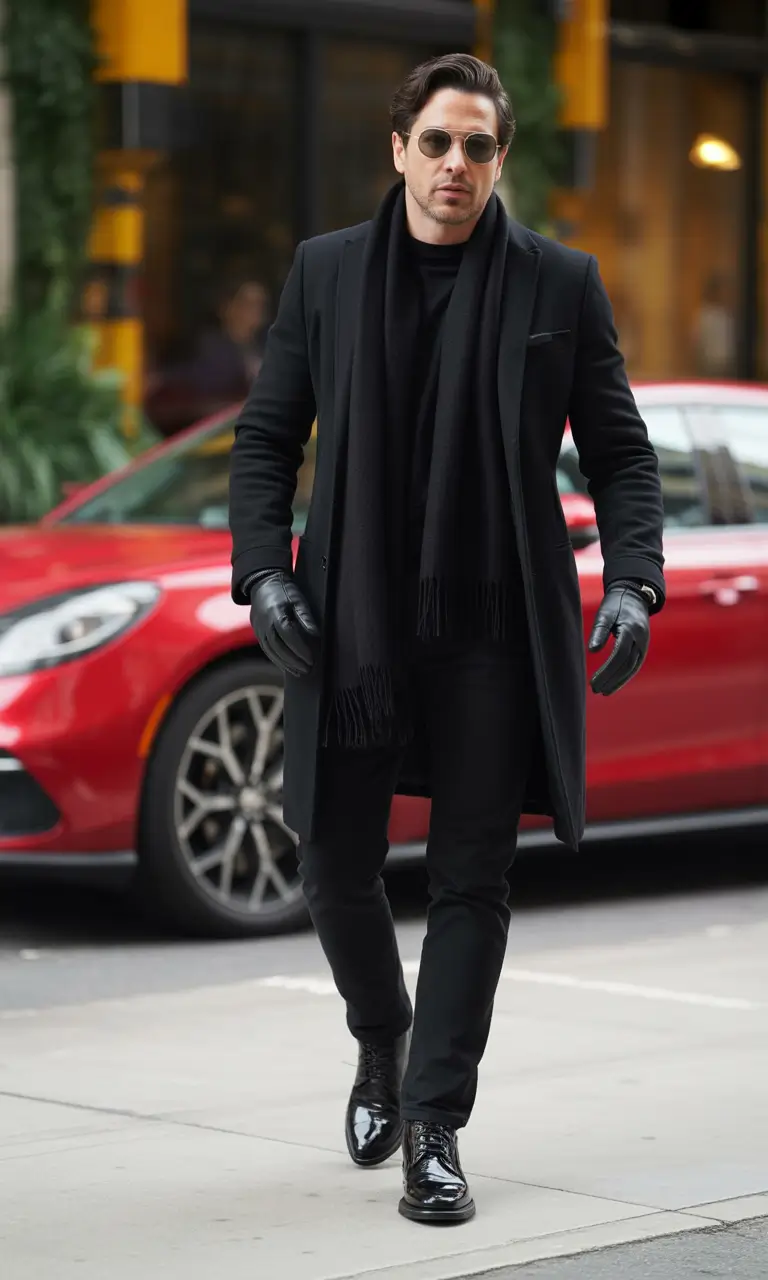 fall fashion guide - outfits for men 2025 All-Black Power Moves