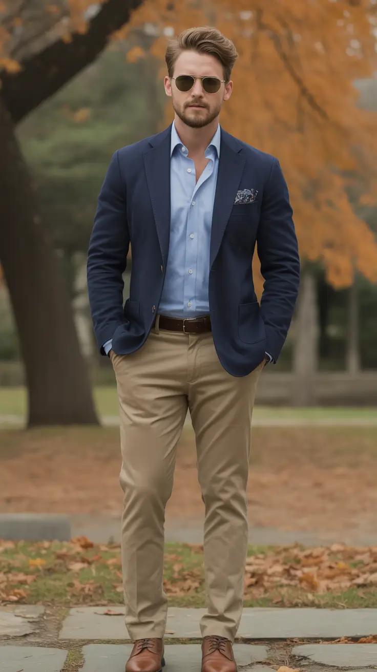 fall fashion guide - outfits for men 2025 Refined Classic with Autumn Warmth