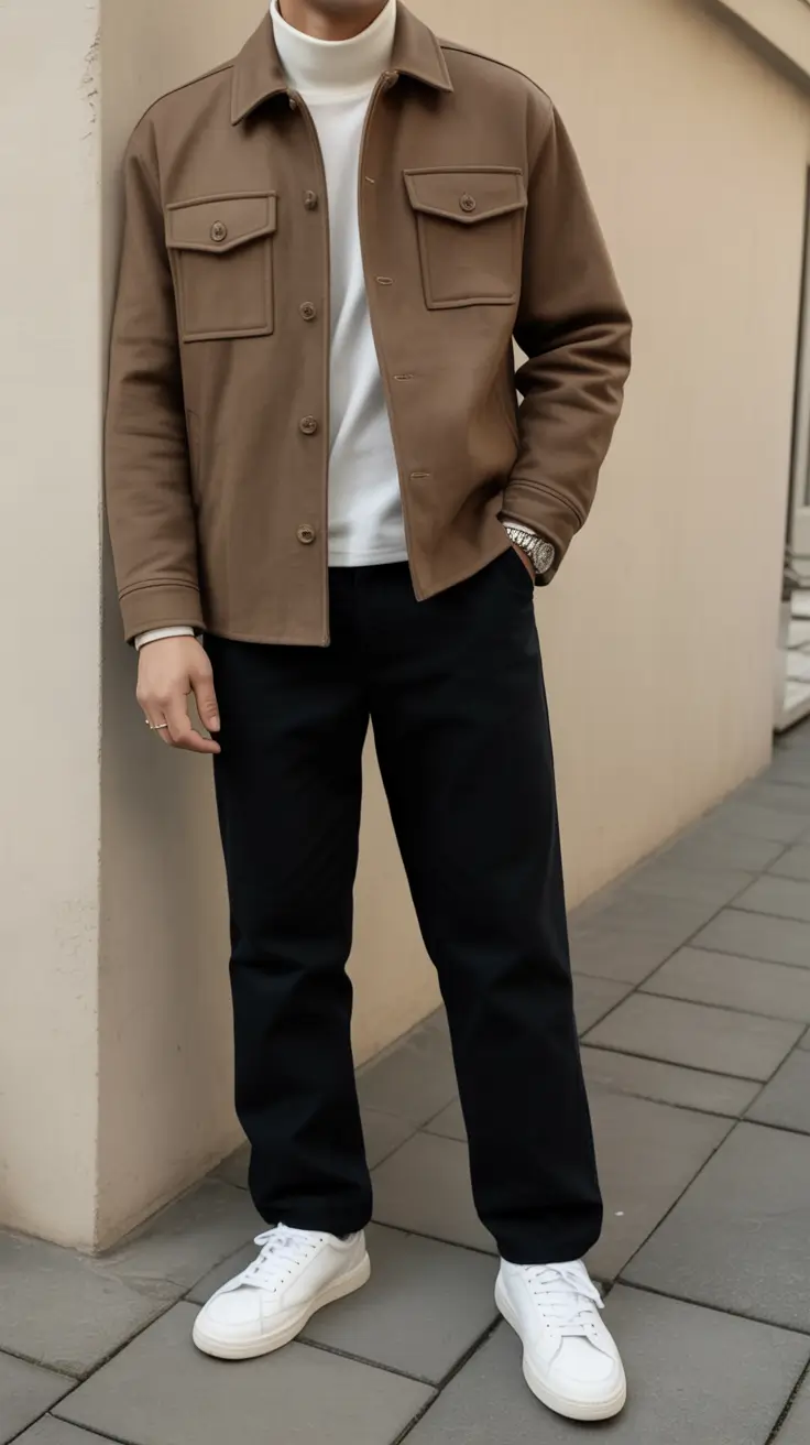 fall fashion guide - outfits for men 2025 Warm Neutrals with a Vintage Edge