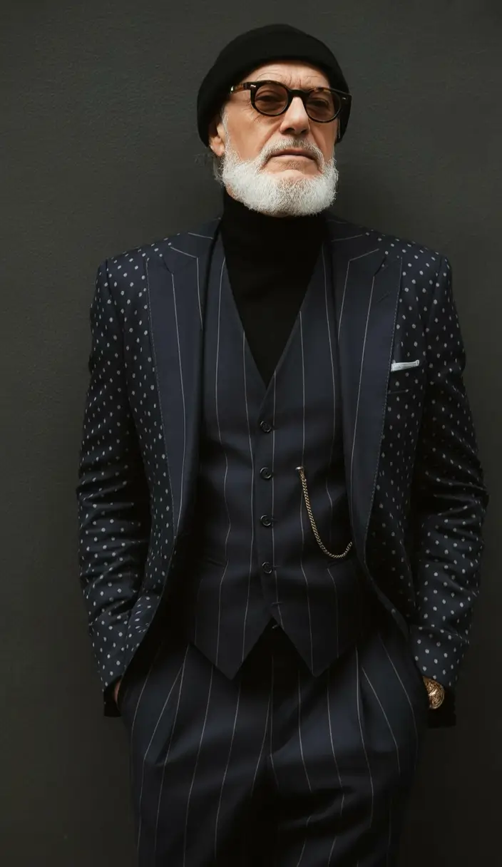 fall fashion guide - outfits for men 2025 Pinstripes and Polka: Sophisticated Rebellion
