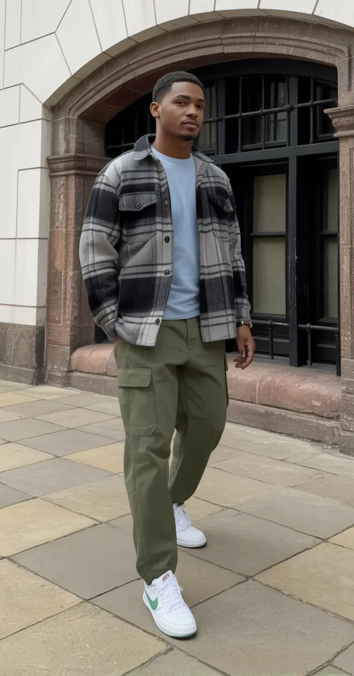 fall fashion guide - outfits for men 2025 Utility Cool with a Monochrome Twist