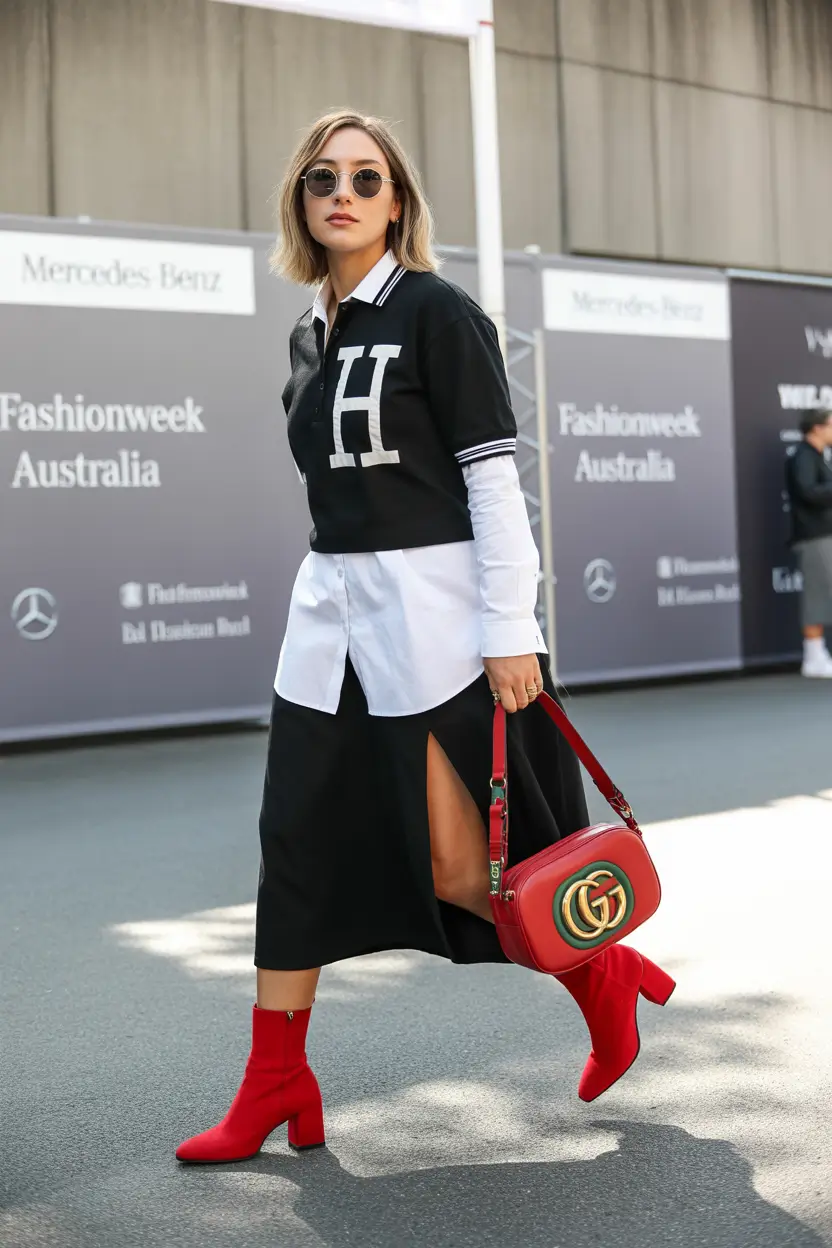 fall outfits ideas 2025 Varsity Cool Meets Classic Layers