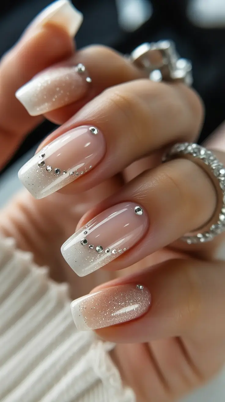 first day of school nails 2025+Subtle Sparkle, Major Confidence