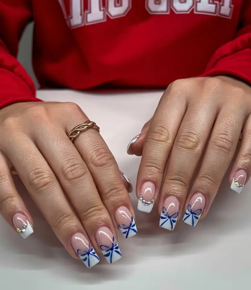 first day of school nails 2025+School Uniform, But Make It Cute