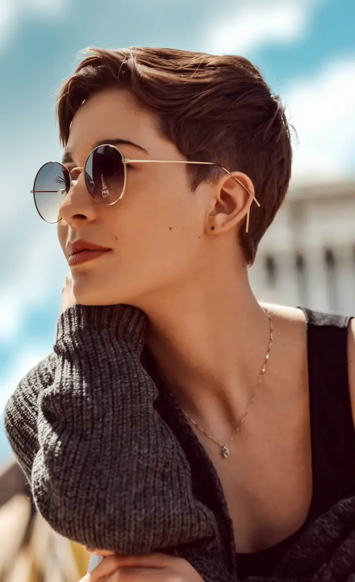 labor day hairstyles+Power Pixie with a Cool Edge