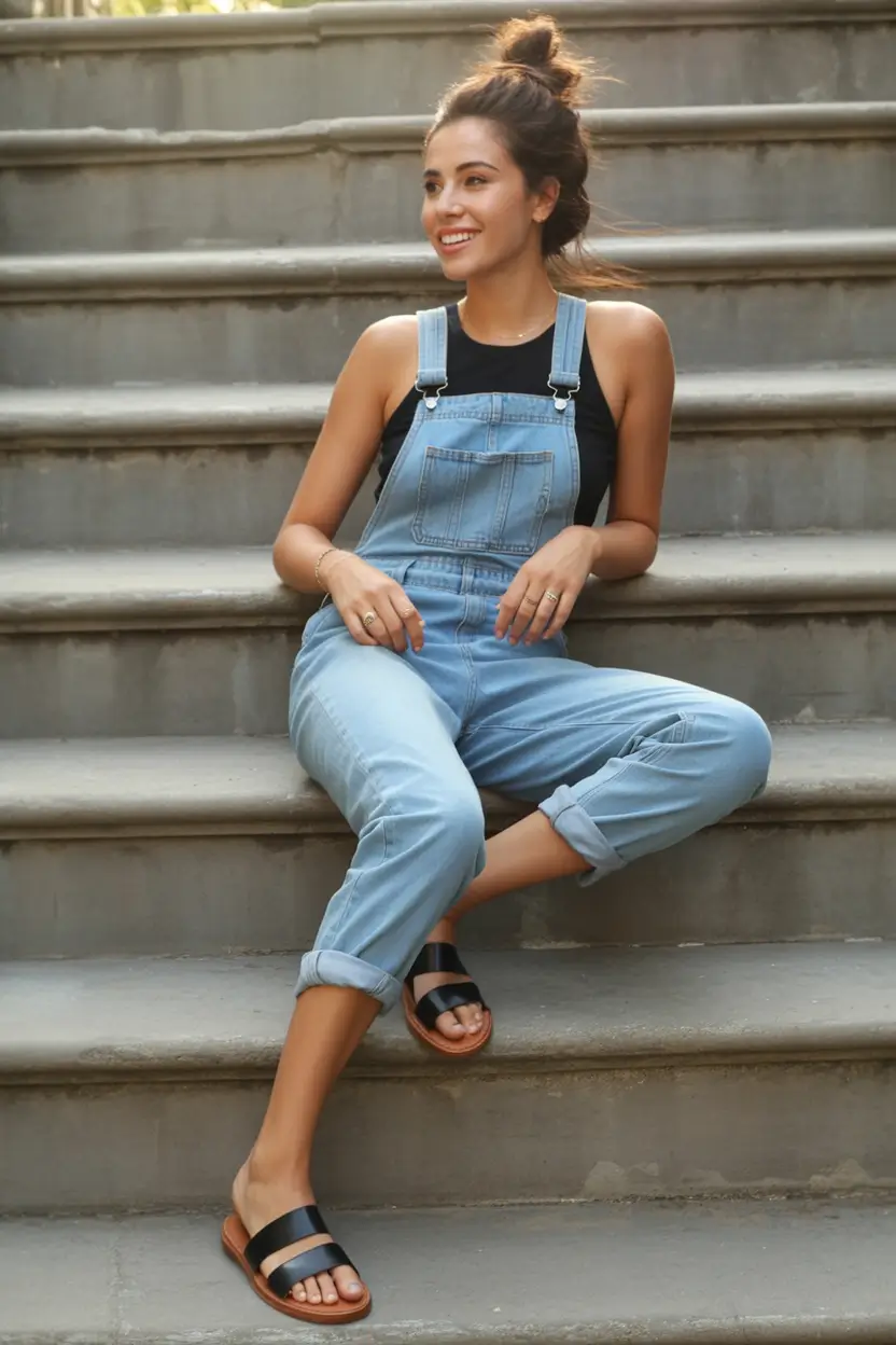 labor day outfits Weekend Ease in Classic Overalls