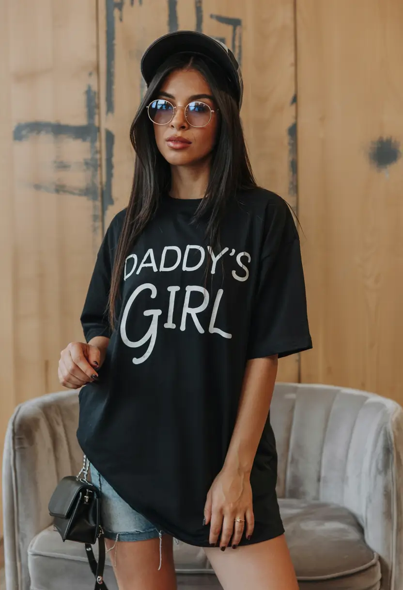 labor day outfits Oversized Tee Energy with a Statement