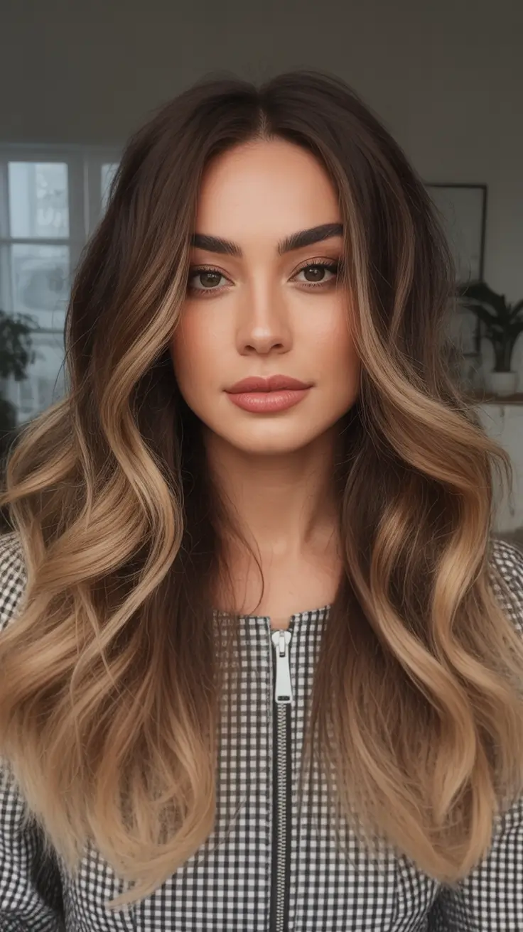 August haicuts Dimensional Balayage With Cascading Ends