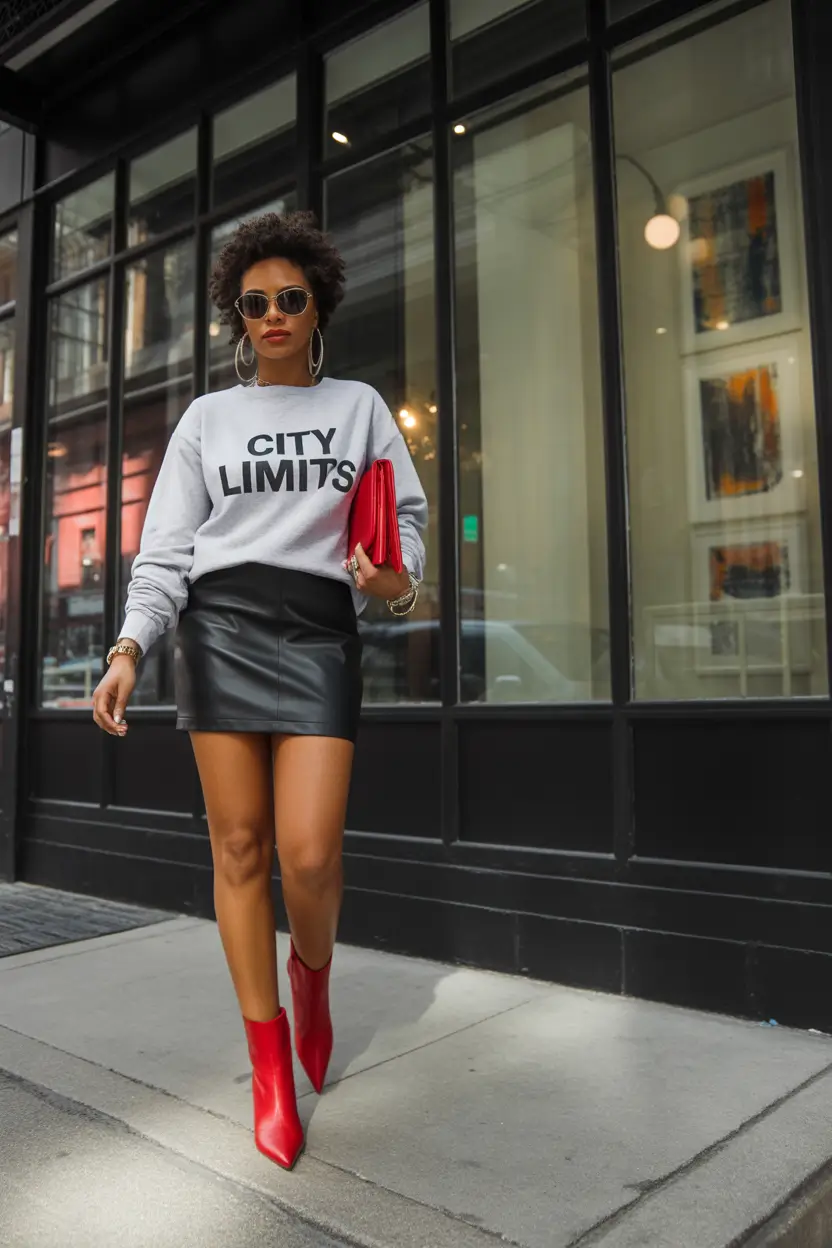 2025 City Slicker: Red Accessories That Pop on Leather