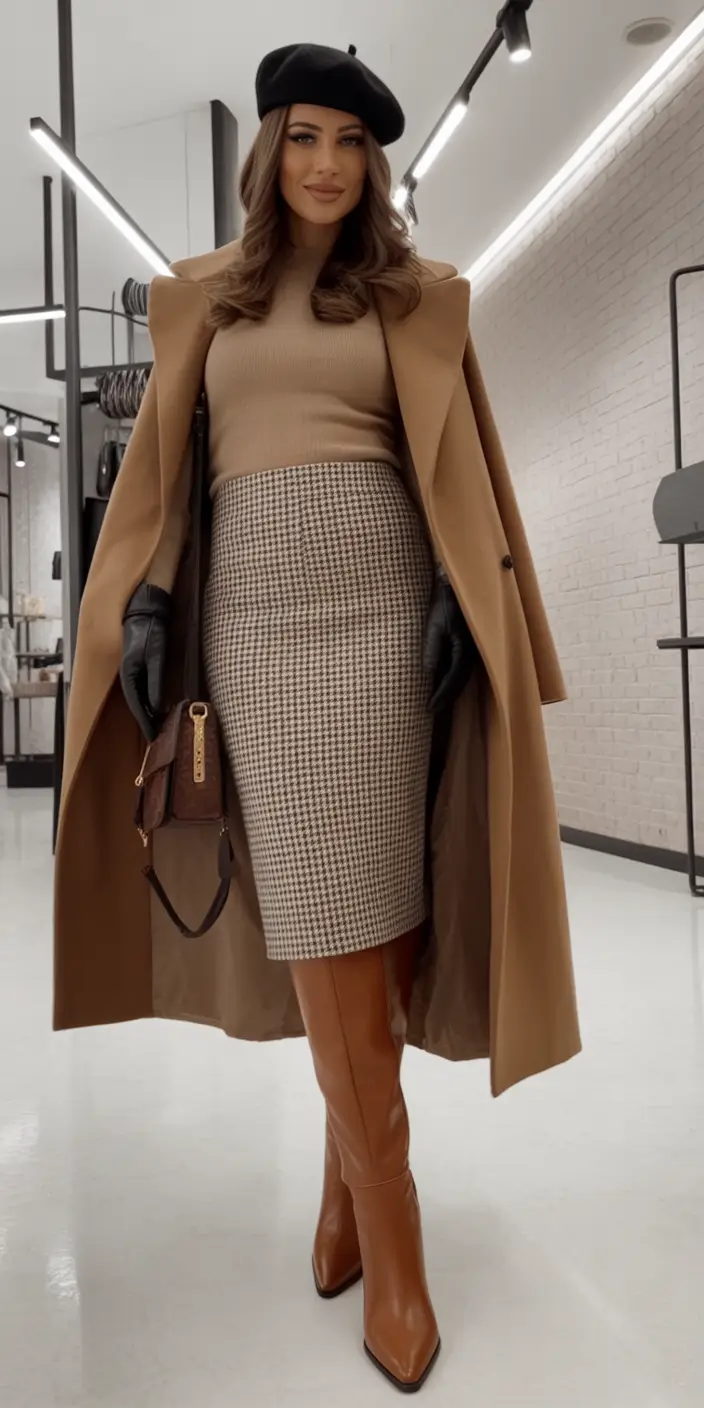2025 Paris Office Chic: Pencil Skirts & Structured Layers