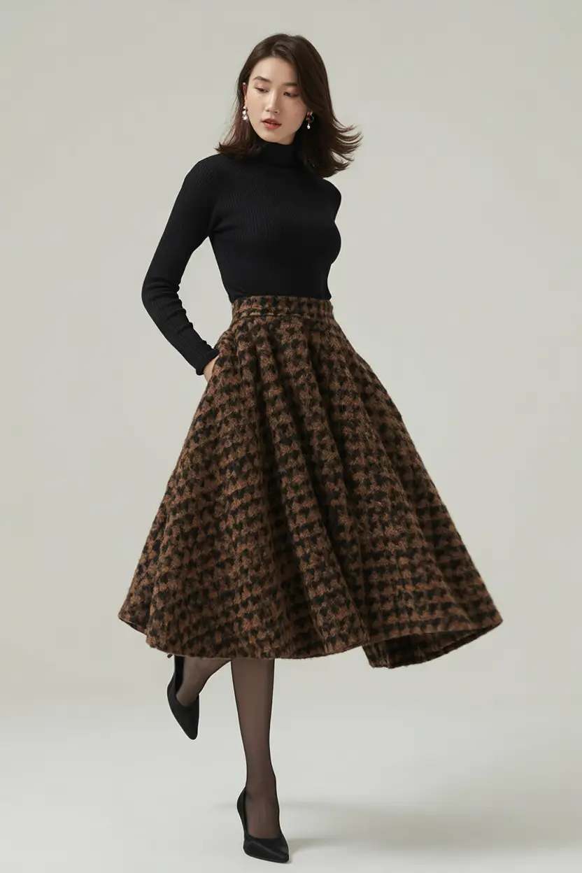 How to wear skirts this fall – 2025 outfits inspiration Timeless Texture With Autumn Warmth