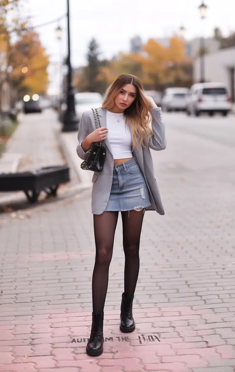 How to wear skirts this fall – 2025 outfits inspiration City Edge Meets Everyday Cool