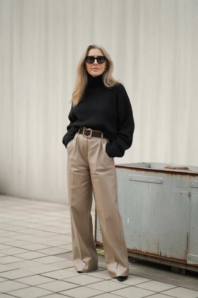 simple casual fall outfits Timeless Monochrome Power