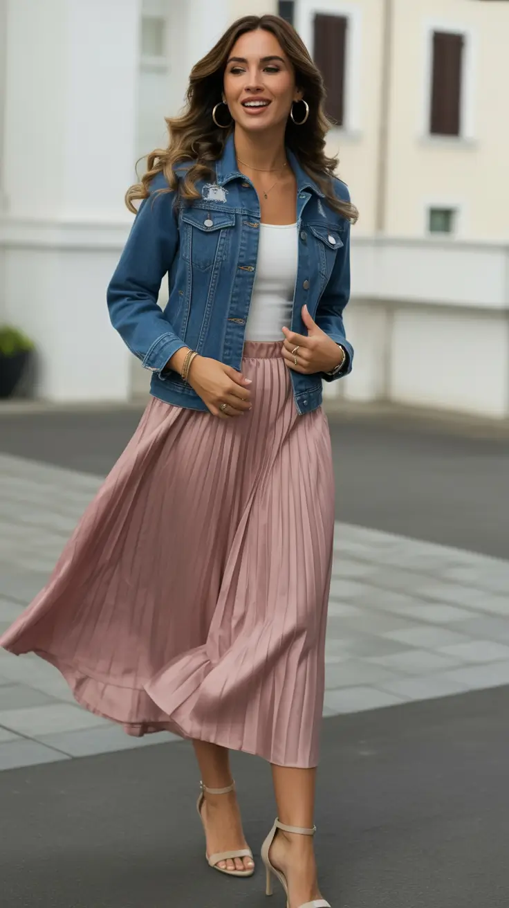 simple casual fall outfits Effortlessly Feminine in Motion