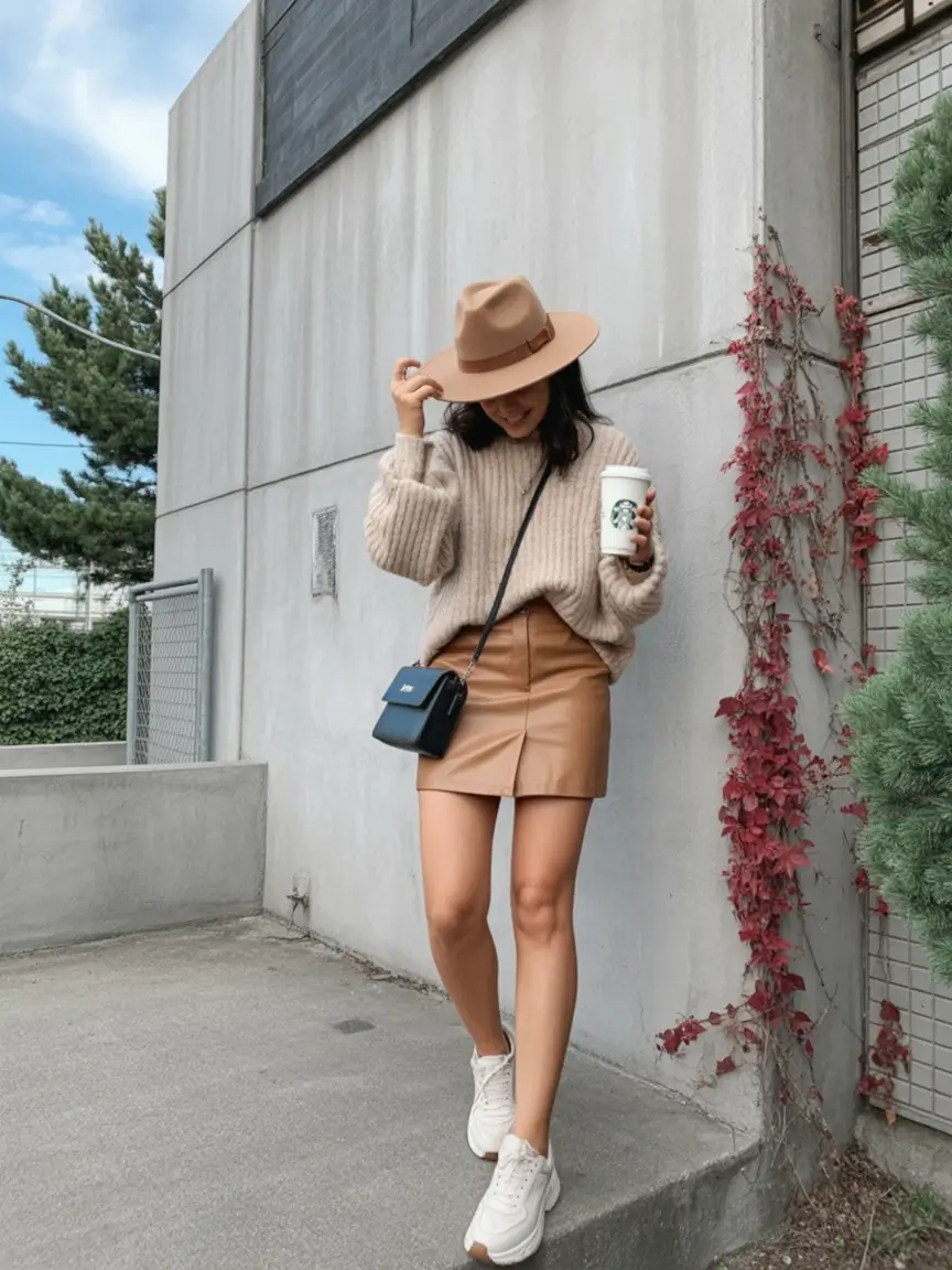 Transitional summer to fall outfits 2025 Warm Neutrals with a Side of Spice