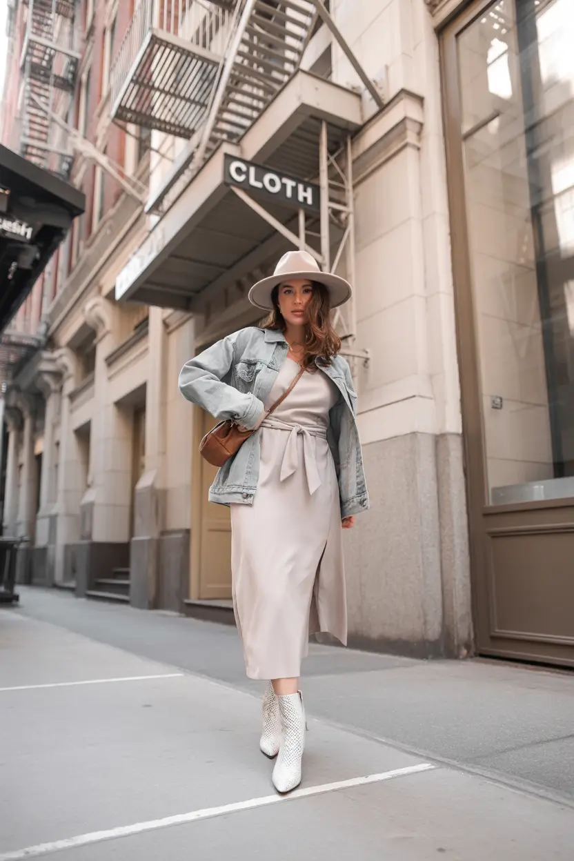 Transitional summer to fall outfits 2025 Soft Neutrals with Downtown Cool