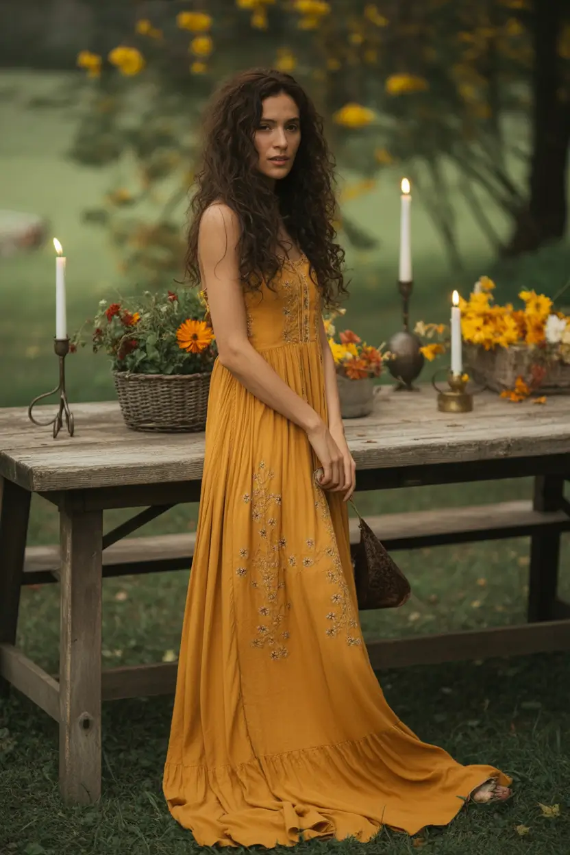 August outfits Golden Hour in Fabric Form