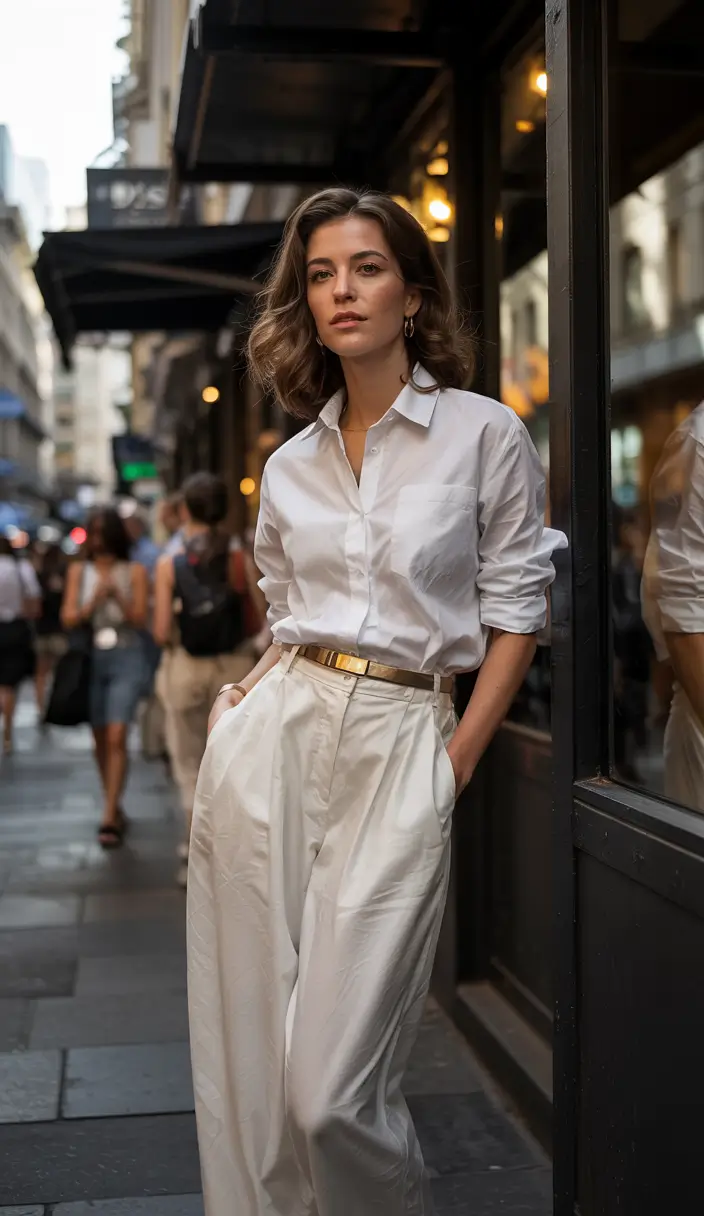 August outfits Urban Whites Done the Parisian Way