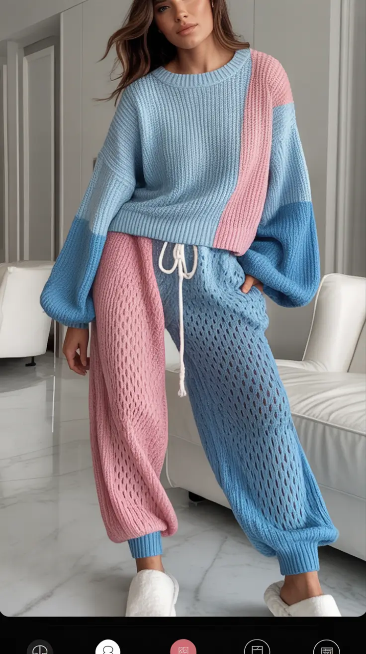 August outfits Cotton Candy Athleisure With a Cozy Twist