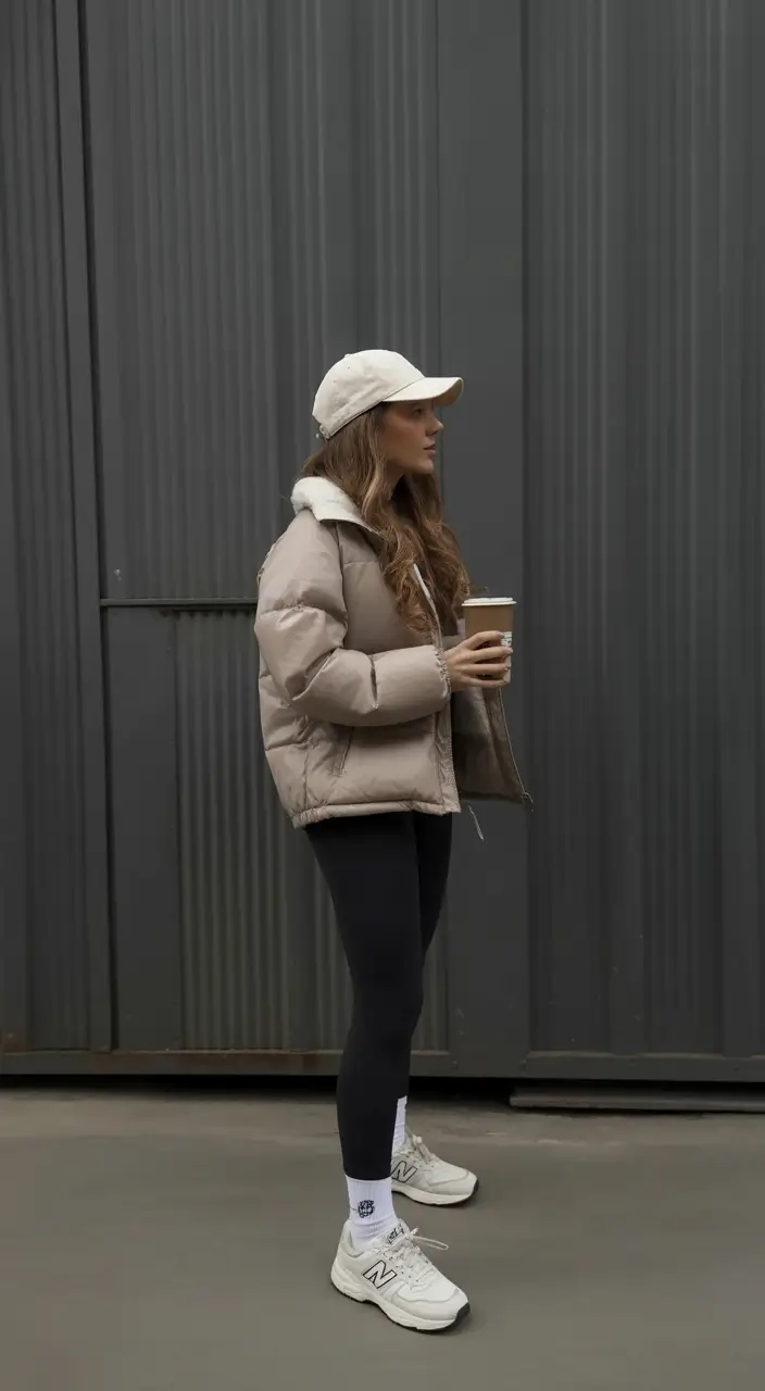 cozy fall outfits Neutral Layers on the Move